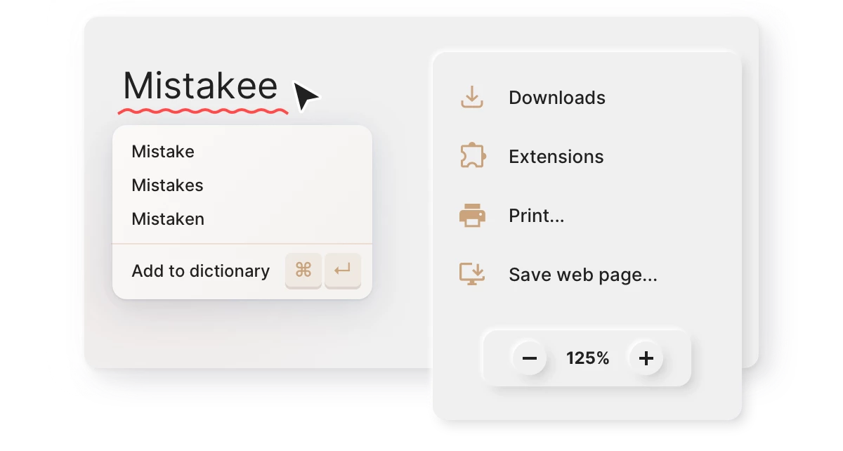 Diversify page interactions
